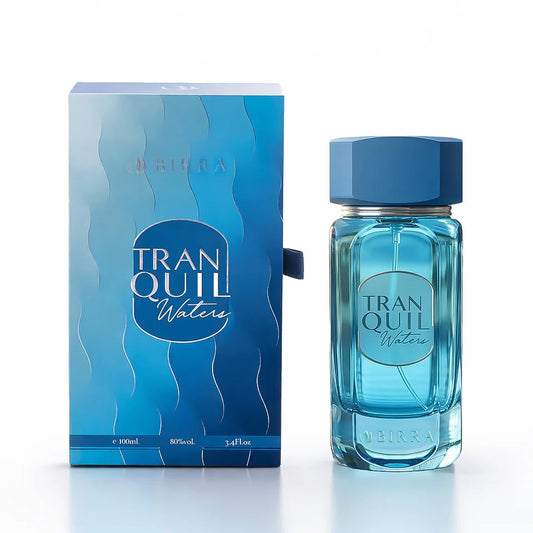 BIRRA Tranquil Waters Eau De Parfum, Fresh Aquatic Citrus Scent, Long-Lasting Natural Spray, 100ml
