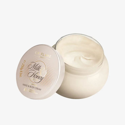 Oriflame Milk & Honey Gold Nourishing Hand & Body Cream- 250ml (31602)
