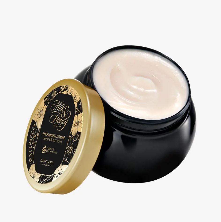 Oriflame Milk & Honey Gold Enchanting Jasmine Hand and Body Cream- 250ml (46635)