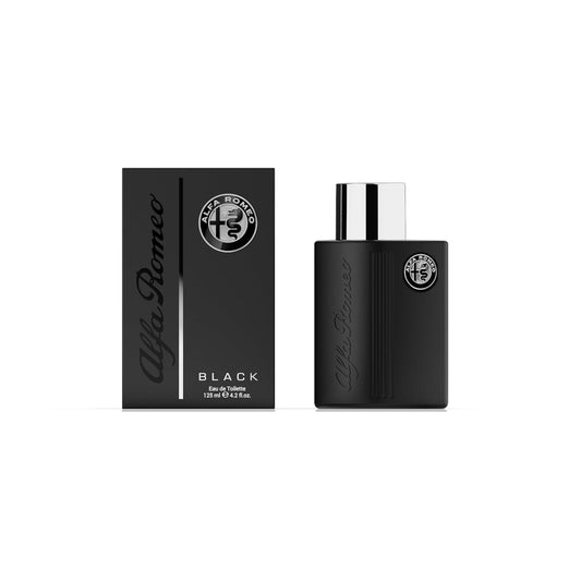 Alfa Romeo Black Eau de Toilette 125ml luxury fragrance bottle and box