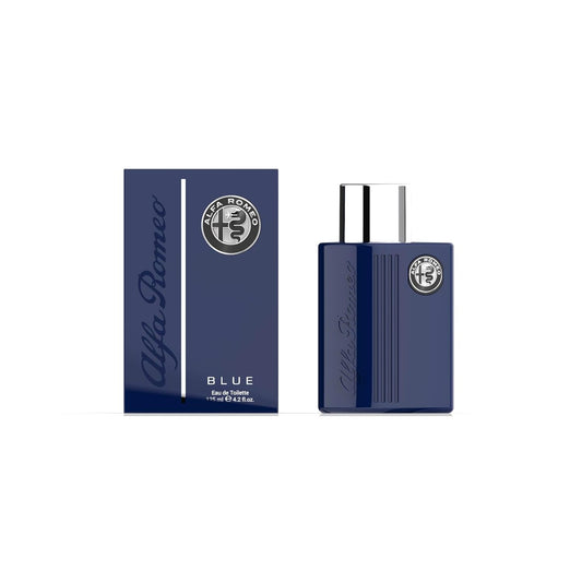 Alfa Romeo Blue Eau de Toilette 125ml luxury fragrance bottle and box