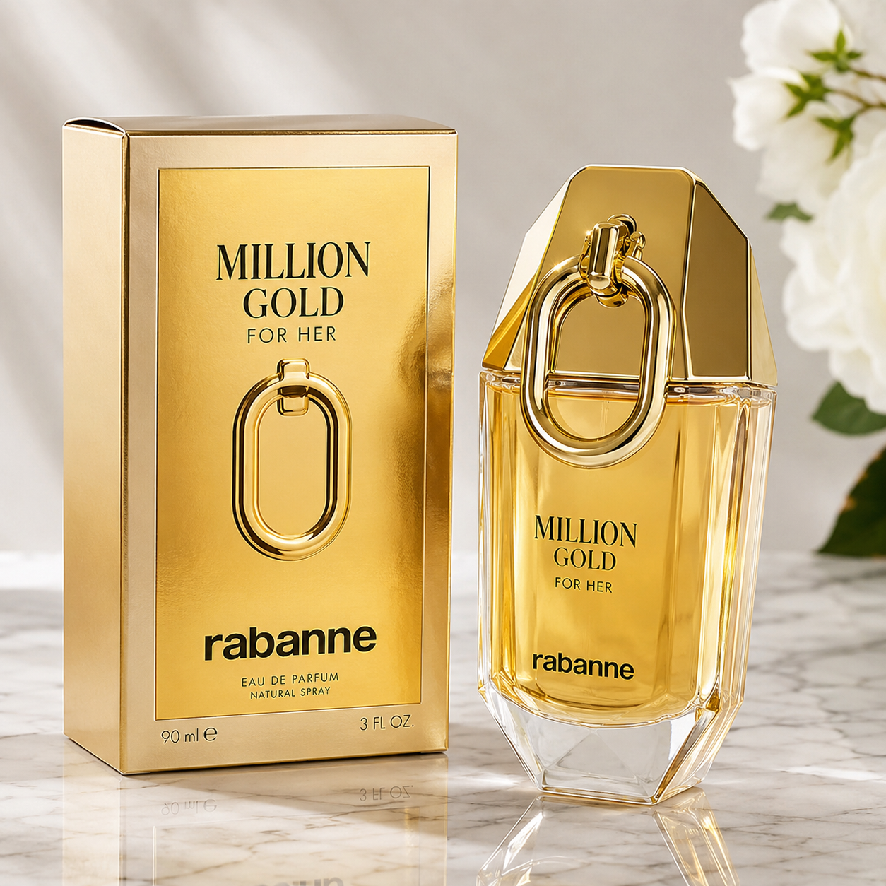 Rabanne Million Gold For Her Eau de Parfum – 90ml