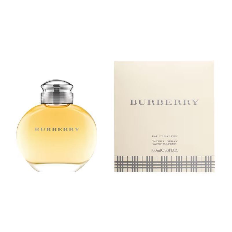 Burberry women's perfume eau de parfum bottle and box, luxury fragrance, 100ml