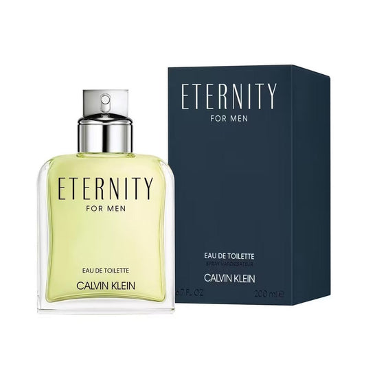 Calvin Klein Eternity for Men Eau de Toilette 200ml bottle and box