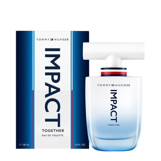 Tommy Hilfiger Impact Together Eau de Toilette perfume bottle and box, 100ml