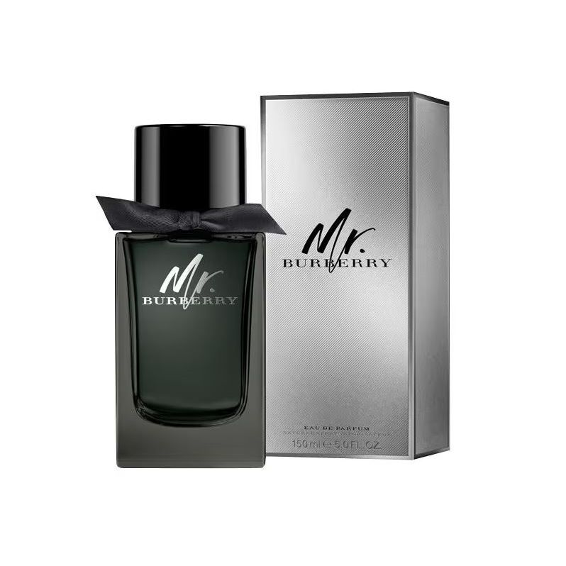Mr. Burberry Eau de Parfum 150ml bottle and box, luxury men's fragrance