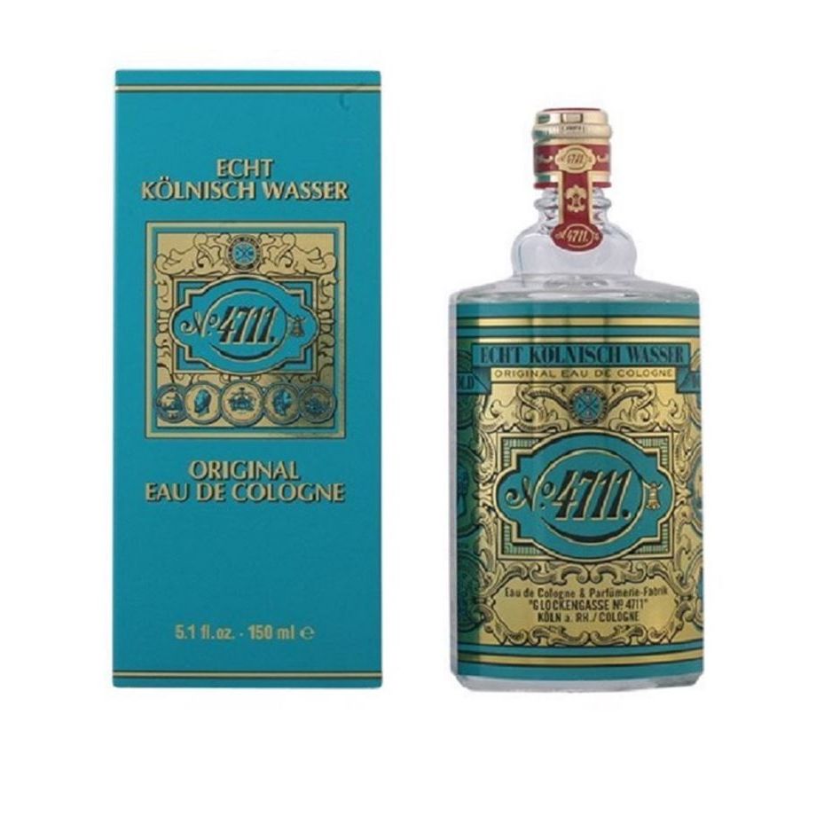 Classic 4711 Original Eau de Cologne 150ml bottle and turquoise gold packaging.