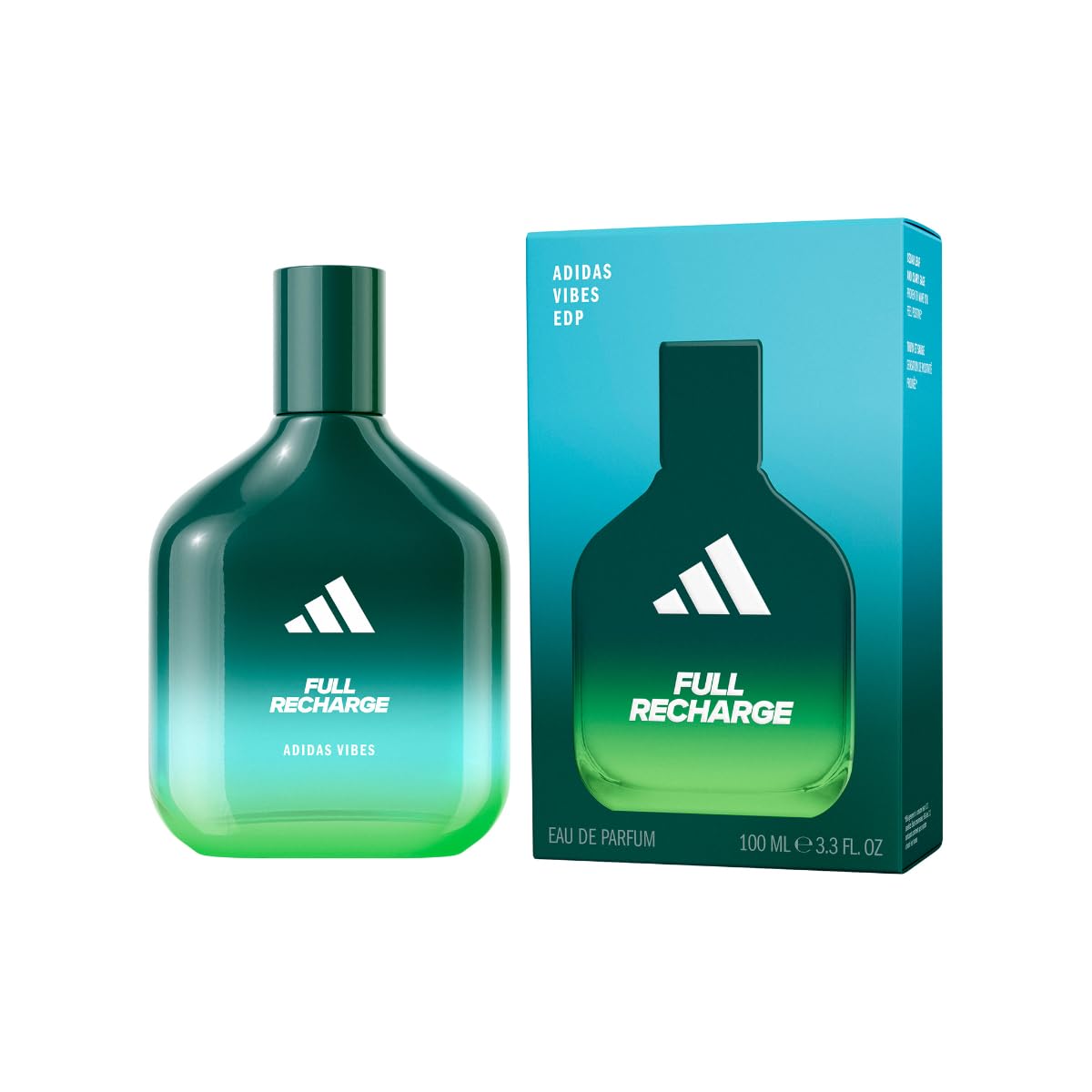 Adidas Vibes Full Recharge Eau De Parfum Liquid for Men - 100ml