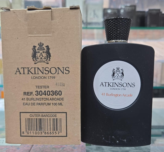 Atkinsons 41 Burlington Arcade Eau de Parfum 100ml Tester