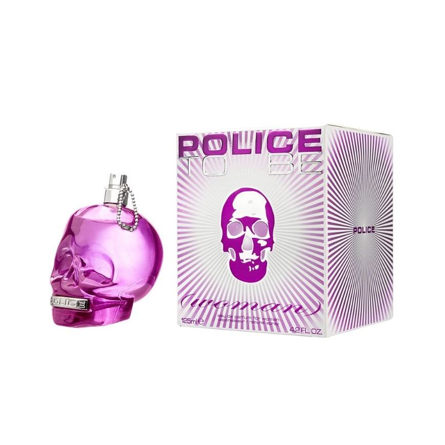 Purple skull-shaped perfume bottle and matching box for women, 125ml Eau de Parfum