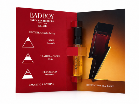 Carolina Herrera Bad Boy Elixir EDP 1.5ml – Pack of 5