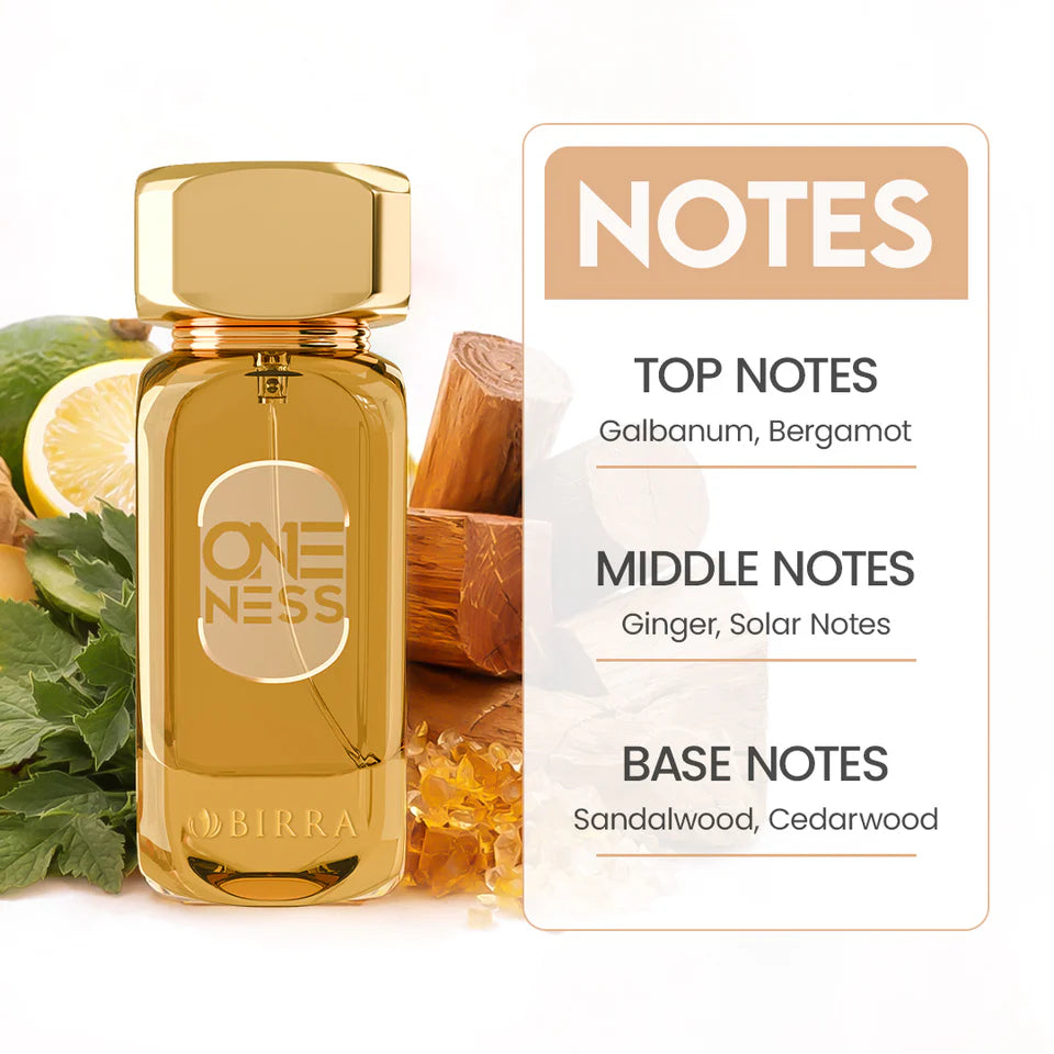 BIRRA Unisex Oneness Premium Eau De Parfum - 100 ml