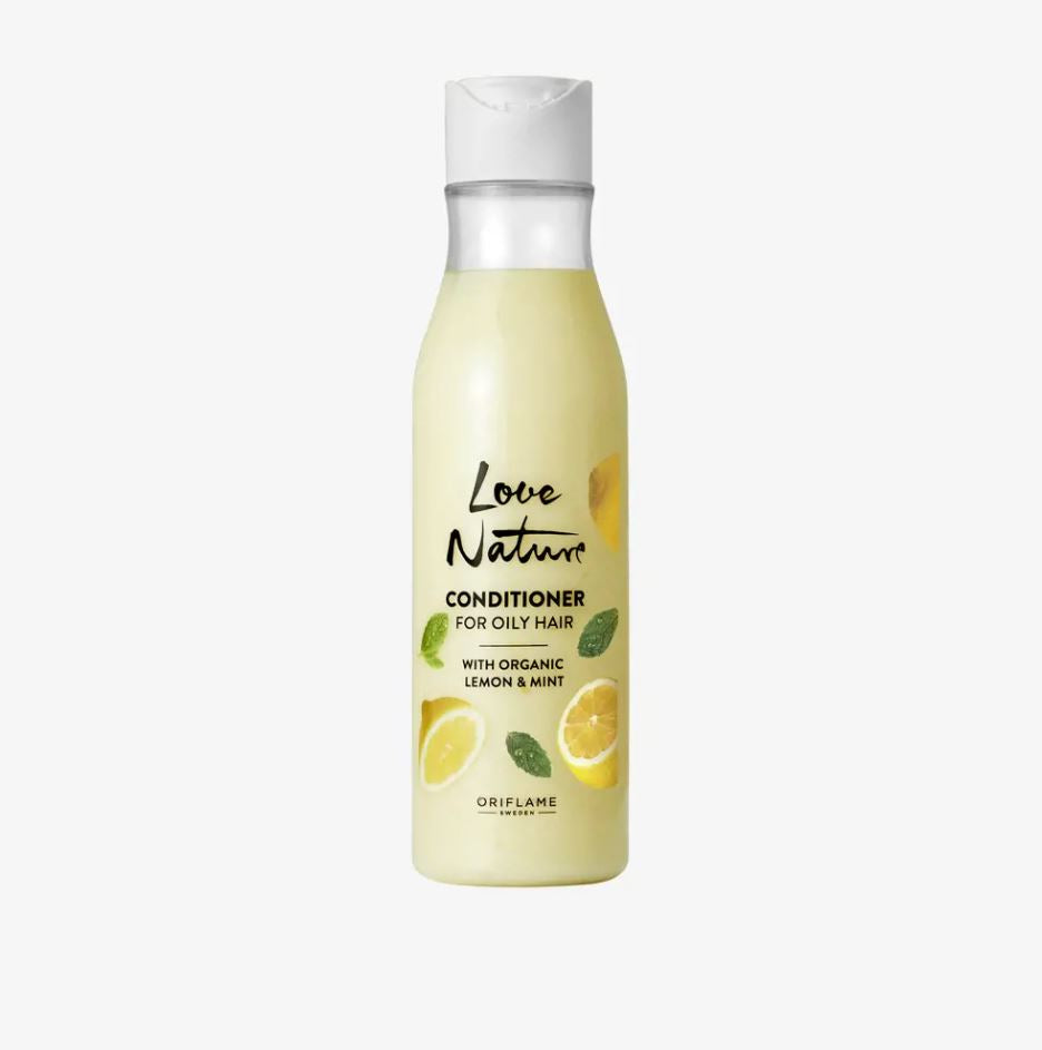 Oriflame Love Nature Conditioner For Oily Hair with Organic Lemon & Mint- 250ml (43624)