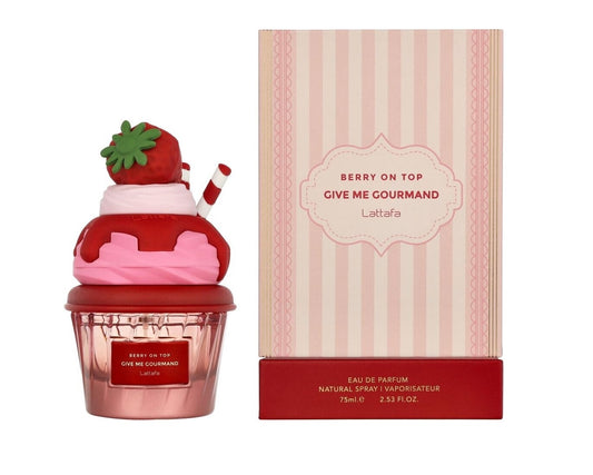 LATTAFA Berry On Top Give Me Gourmand Women Eau De Parfum- 75ml