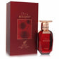Cherry Bouquet perfume by Afnan, red glass bottle and matching box, luxury fragrance