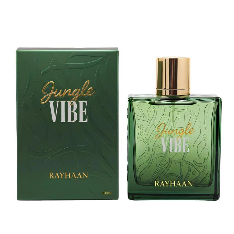 Rayhaan Jungle Vibe Eau de Parfum Spray Long-Lasting Fragrance for Men- 100ml