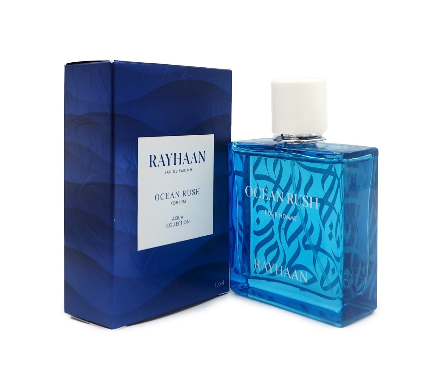 Rayhaan Ocean Rush Eau de Parfum Spray Long-Lasting Fragrance for Men- 100ml
