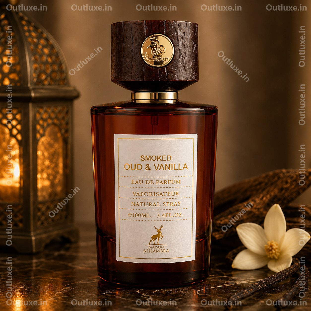 Maison Alhambra Smoked Oud & Vanilla Eau De Parfum- 100ml