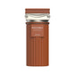 Afnan Historic Sahara perfume bottle with ribbed brown design and silver cap