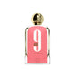 Afnan 9am pour femme perfume bottle with pink label and gold cap, beauty fragrance