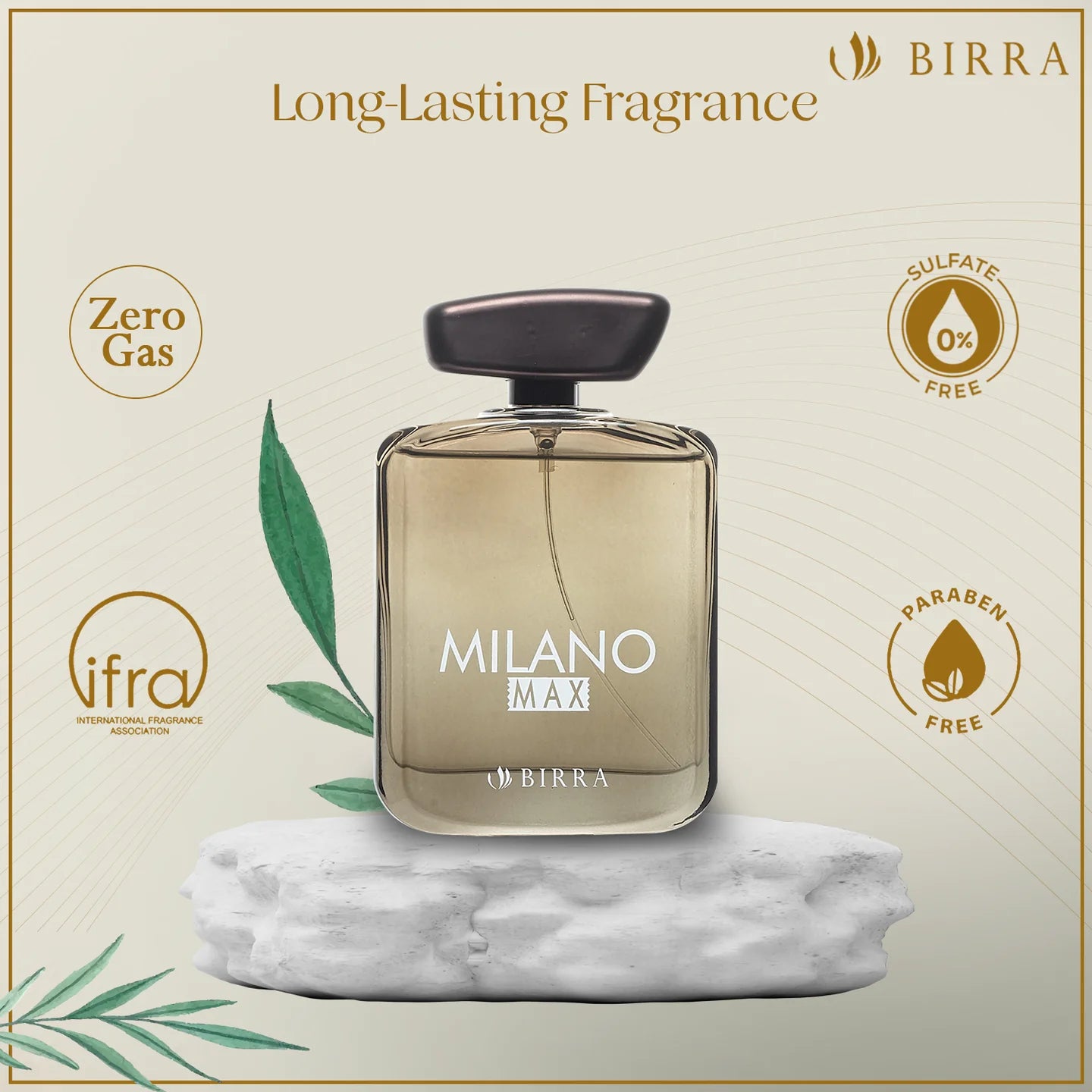 BIRRA Men Milano Max Long Lasting Eau De Parfum- 120 ml