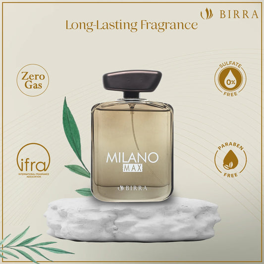 BIRRA Men Milano Max Long Lasting Eau De Parfum- 120 ml