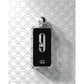 Afnan 9PM perfume bottle on silver art deco background, luxury fragrance product
