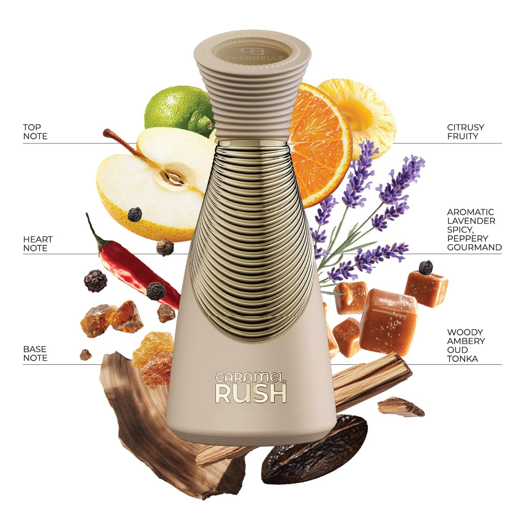 PARISBELLE Caramel Rush Gourmand Collection Extrait De Parfum- 100ml