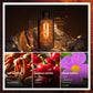 Afnan 9PM Elixir perfume with top, middle, and base notes including nutmeg, pimento, vanilla.