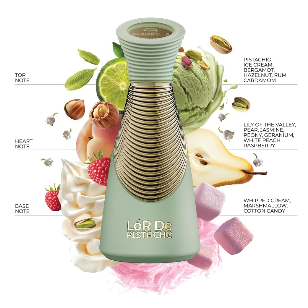 PARISBELLE Lor De Pistache Gourmand Collection Extrait De Parfum- 100ml