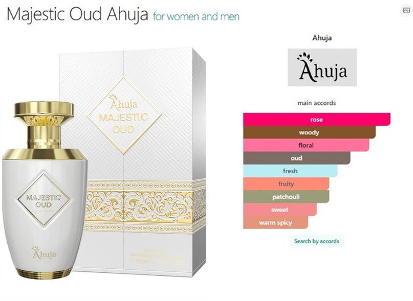 Ahuja Majestic Oud Eau de Parfum 100ml