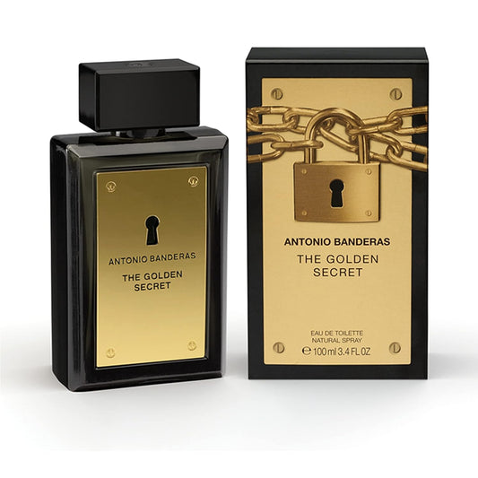 BANDERAS Men The Golden Secret Eau De Toilette Natural Spray- 100ml