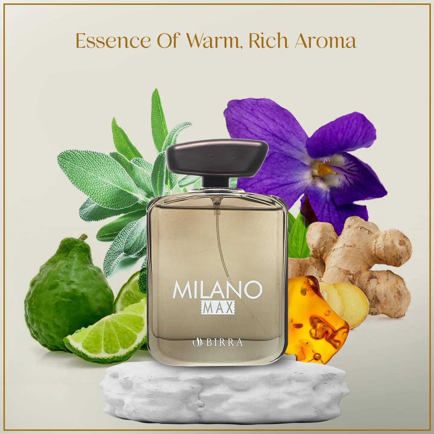 BIRRA Men Milano Max Long Lasting Eau De Parfum- 120 ml
