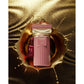 Afnan Historic Doria perfume bottle with gold tassel on shimmering gold background