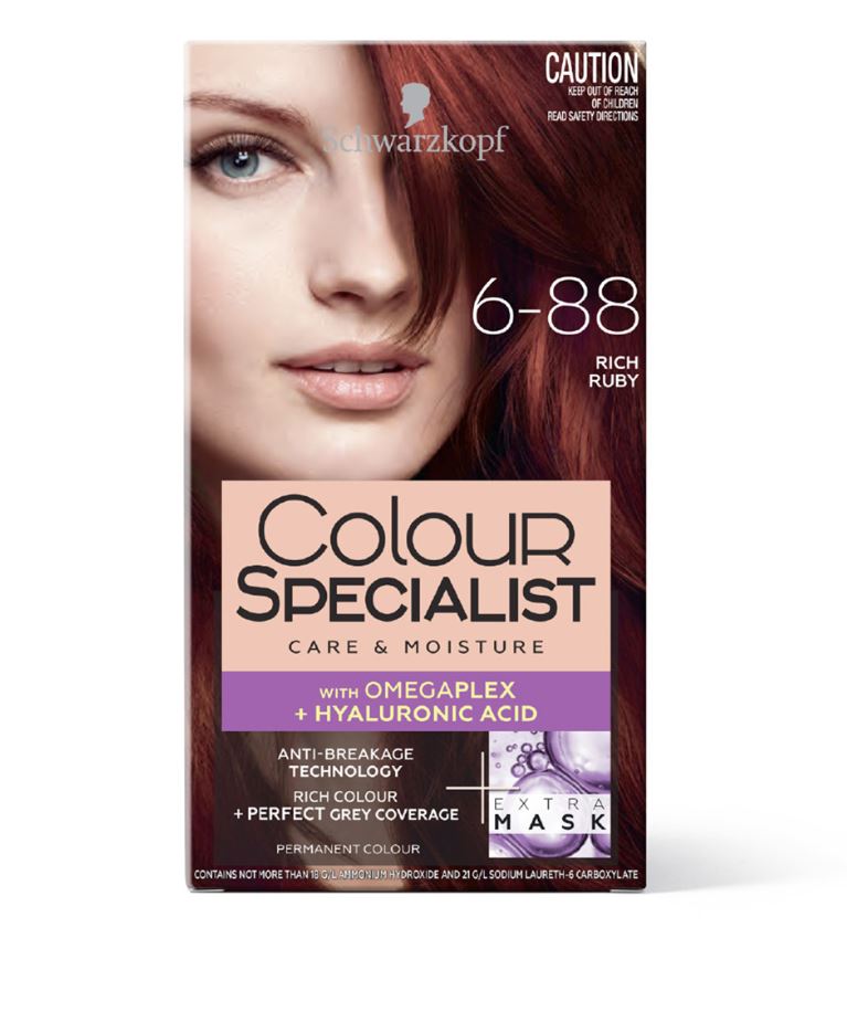 Schwarzkopf Colour Specialist Permanent Hair Colour 165ml - Rich Ruby 6.88