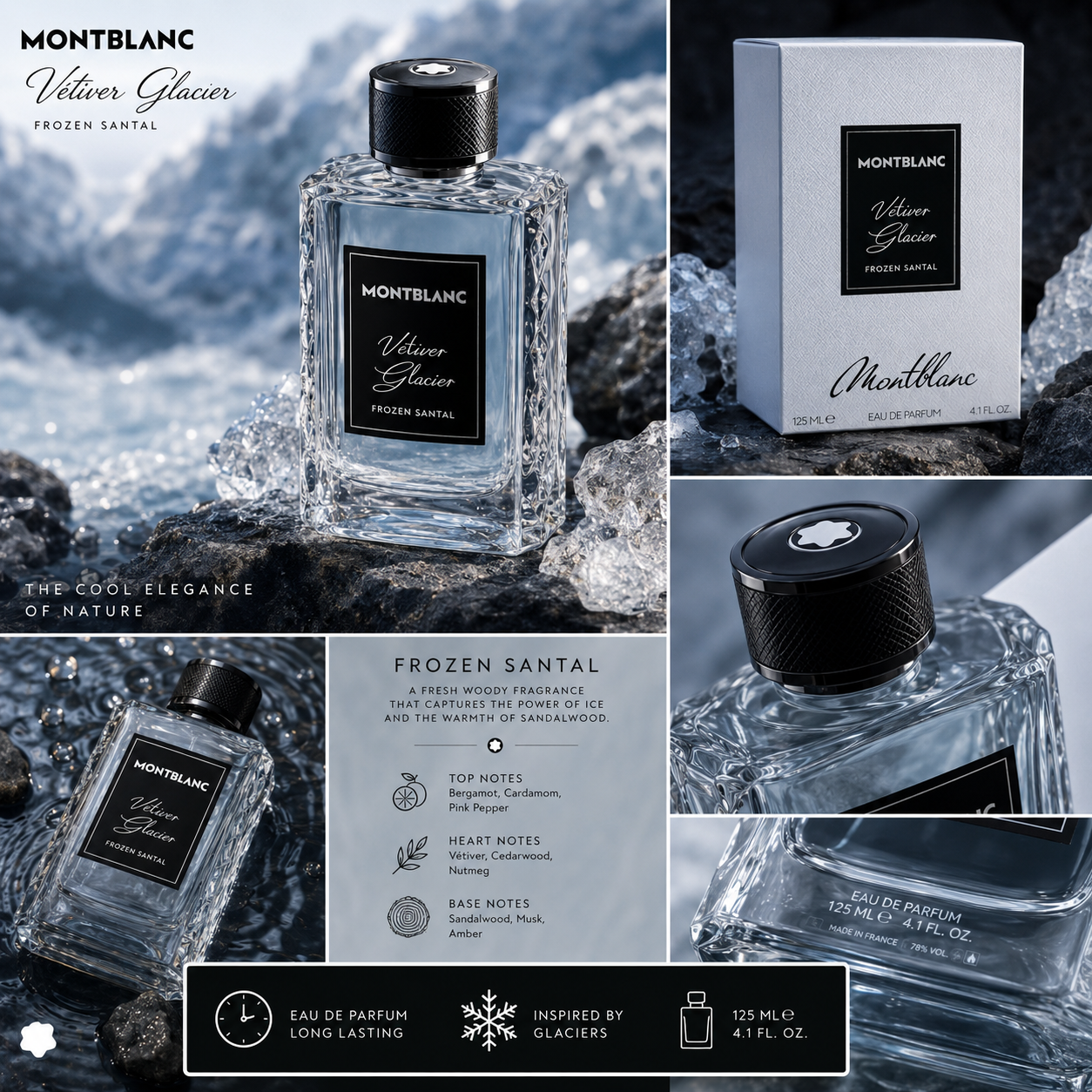 Montblanc Vetiver Glacier Frozen Santal Eau de Parfum – 125ml