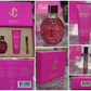 Jimmy Choo Rose Passion Gift Set for Women (100ml EDP + 100ml Body Lotion + 7.5ml Travel Spray)