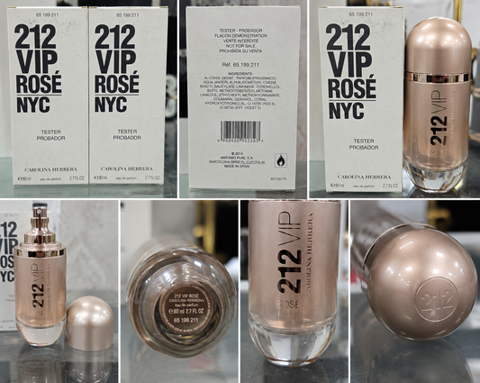 Carolina Herrera 212 VIP Rosé Eau de Parfum 80ml Tester