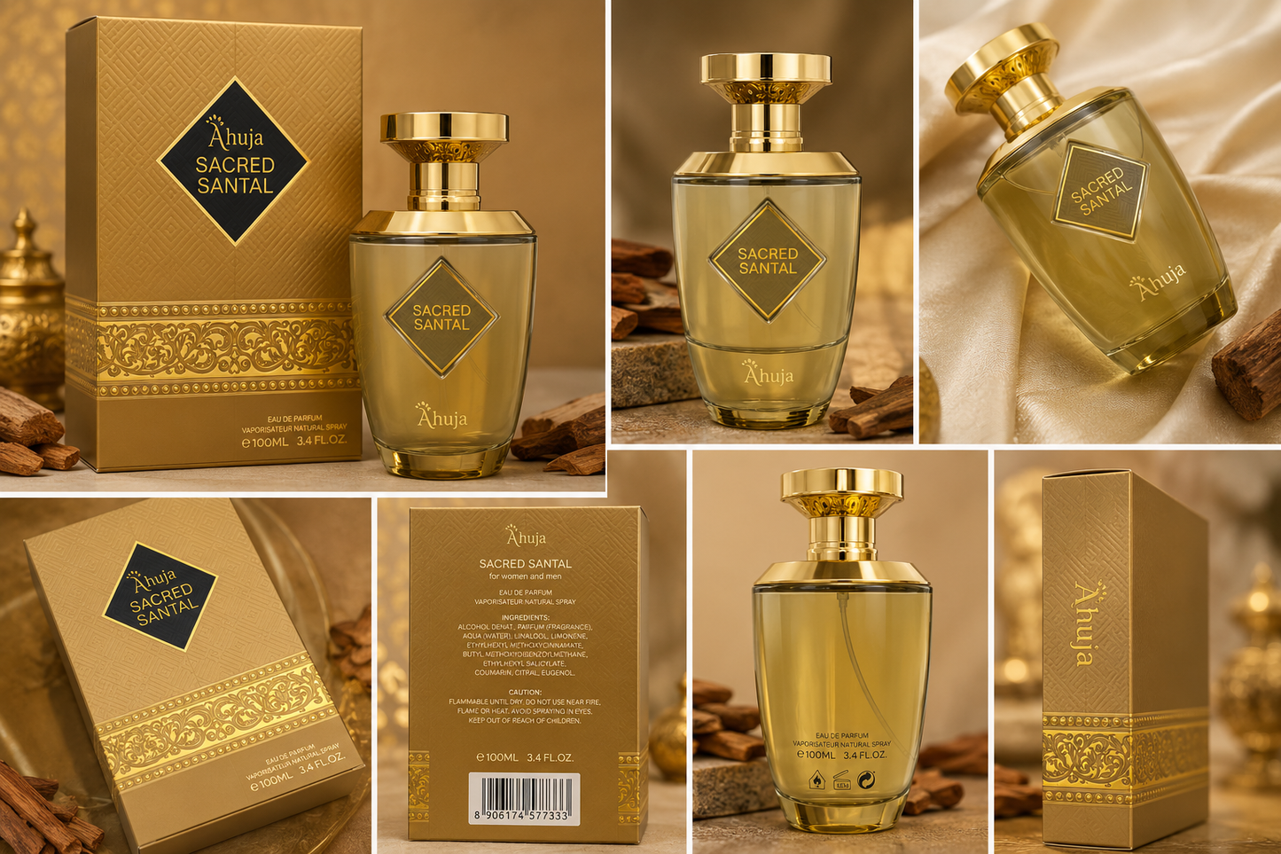 Ahuja Sacred Santal Eau de Parfum 100ml