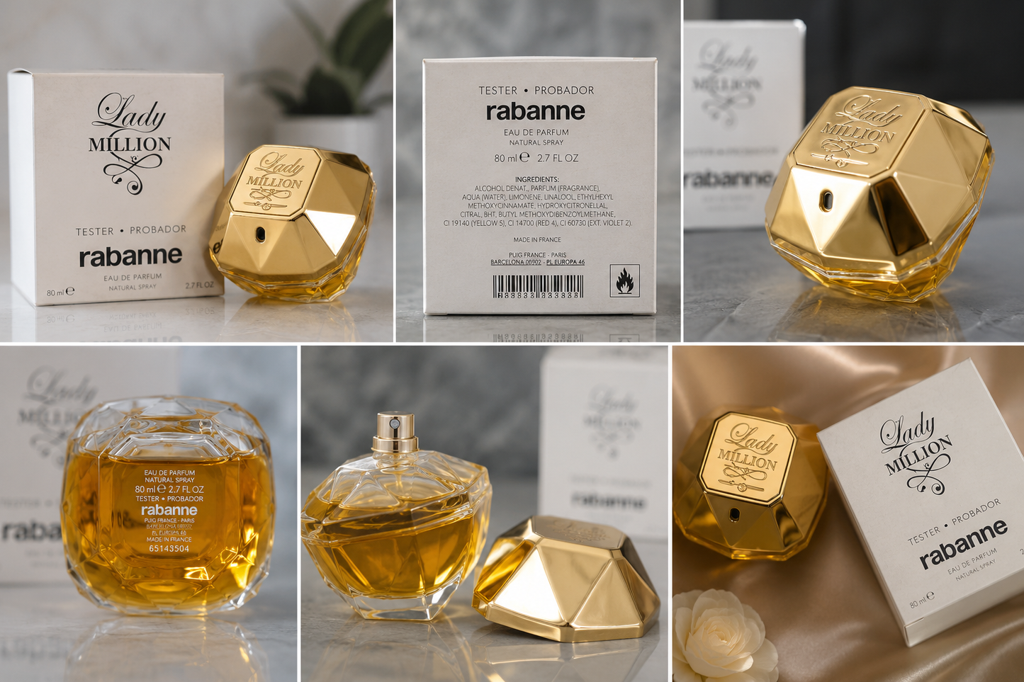 Rabanne Lady Million Eau de Parfum 80ml (Tester)