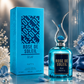 Rose de Soleil Éclat Eau de Parfum by Riiffs — luxury blue bottle with artistic cap, 100ml, premium fragrance