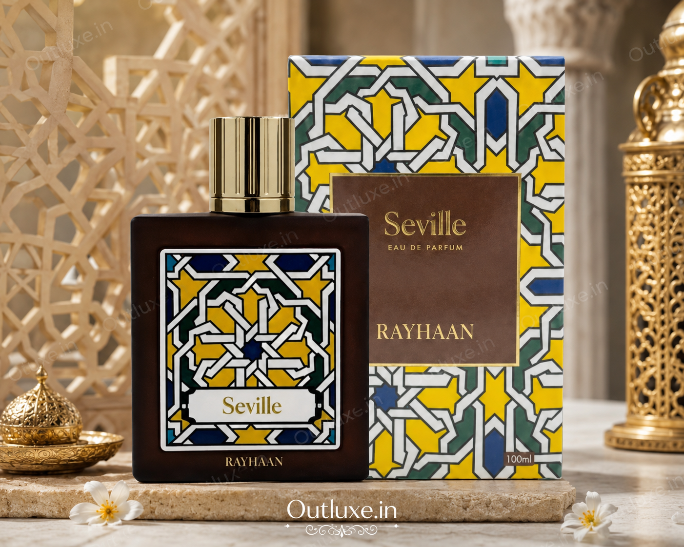 Rayhaan Seville Eau de Parfum Spray Long-Lasting Fragrance for Men- 100ml