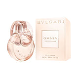 Bvlgari Omnia Crystalline Eau de Parfum 100ml bottle and box, luxury fragrance