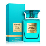 Turquoise Tom Ford Neroli Portofino perfume bottle and box, 100ml Eau de Parfum