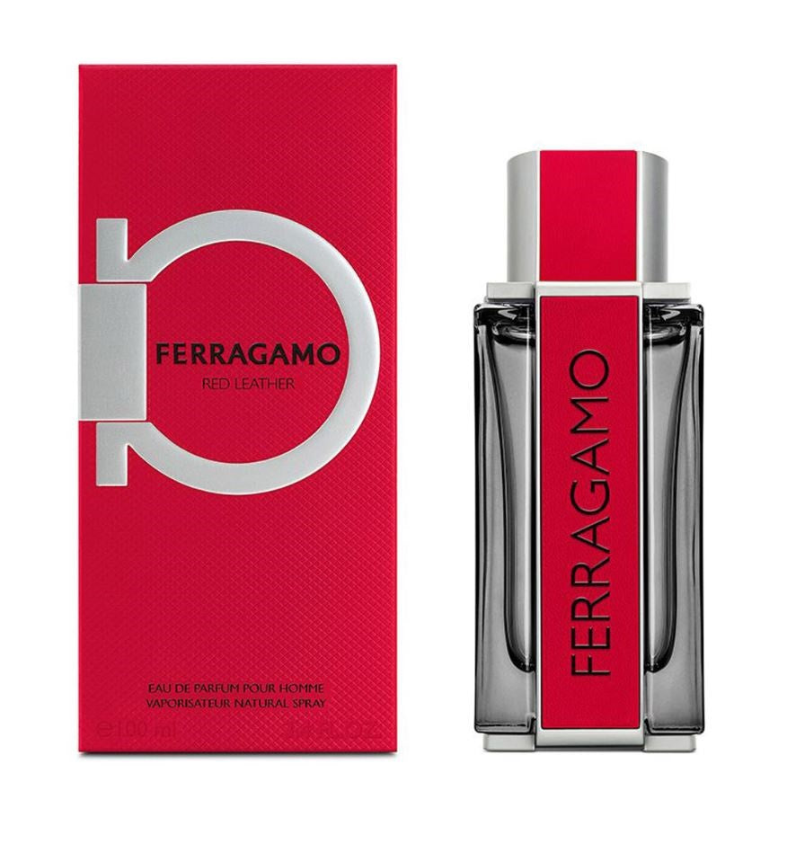 Salvatore Ferragamo Men Red Leather Long Lasting Eau de Parfum - 100ml