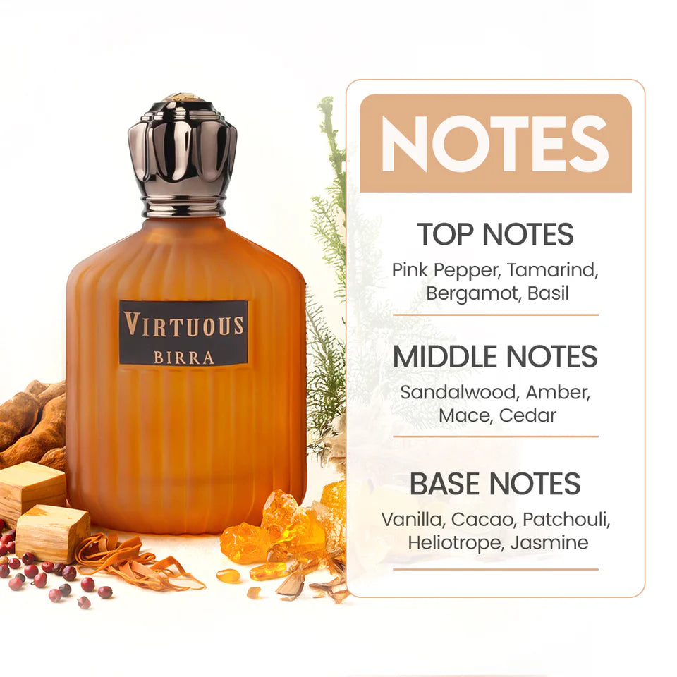 BIRRA Men Virtuous Eau De Parfum - 100 ml
