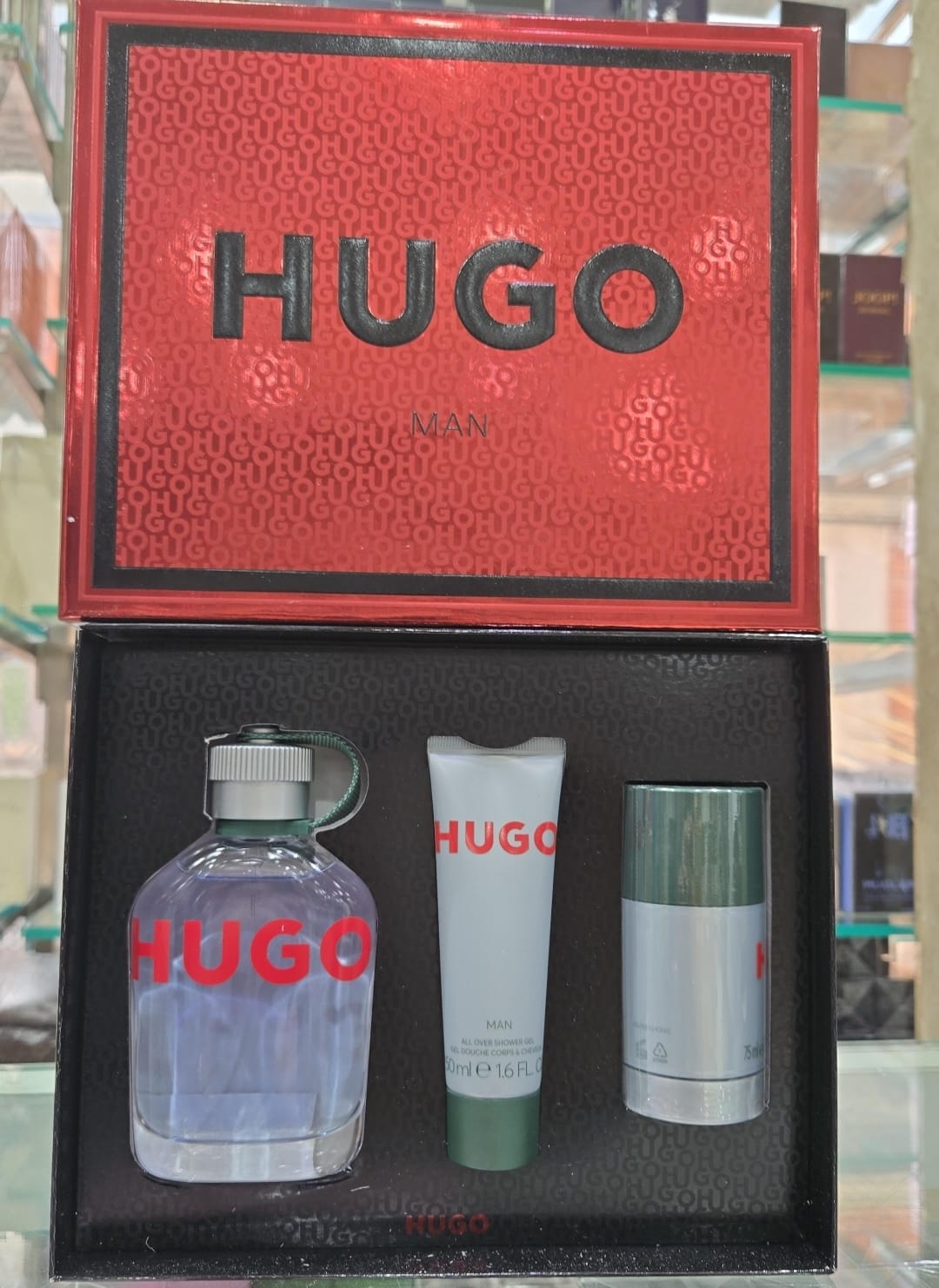 Hugo Man Gift Set (75ml EDT + 50ml Shower Gel + 75ml Deodorant Stick)