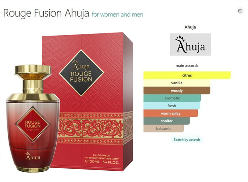 Ahuja Rouge Fusion Eau de Parfum 100ml