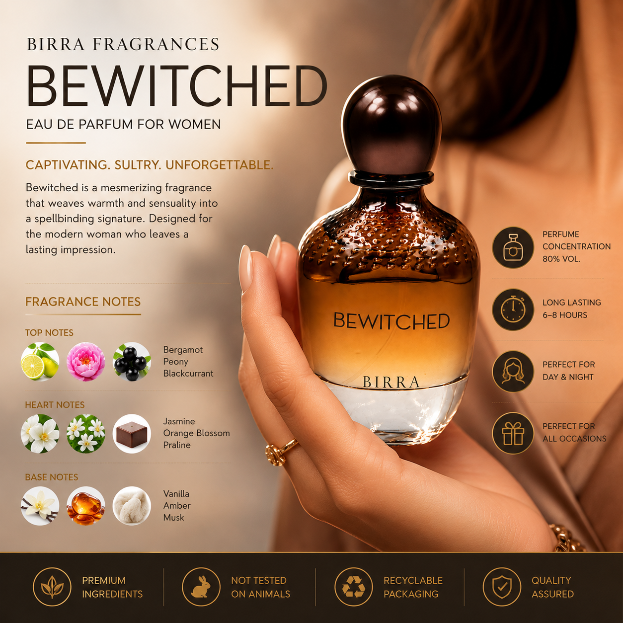 BIRRA Women Bewitched Eau De Parfum - 100 ml