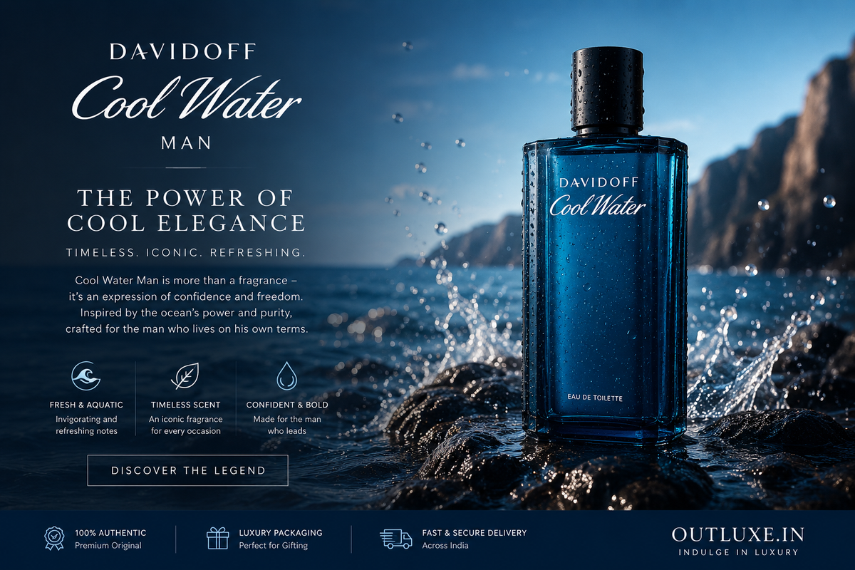 Davidoff Cool Water Man Eau De Toilette (EDT) - 125ml